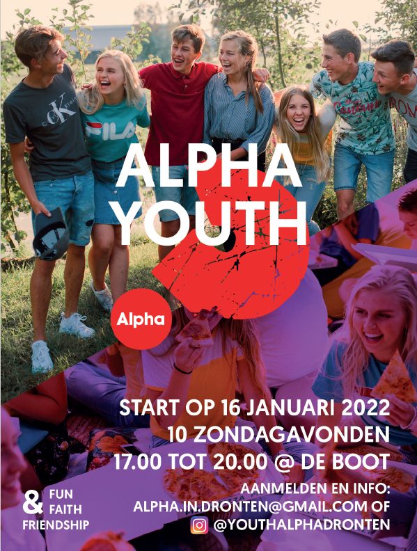 Aankondigingsposter Youth Alpha